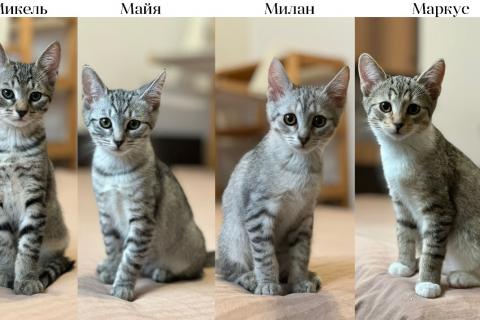 В дар кошку. Котятки ищут семью - любящих и добрых хозяев. Фото1